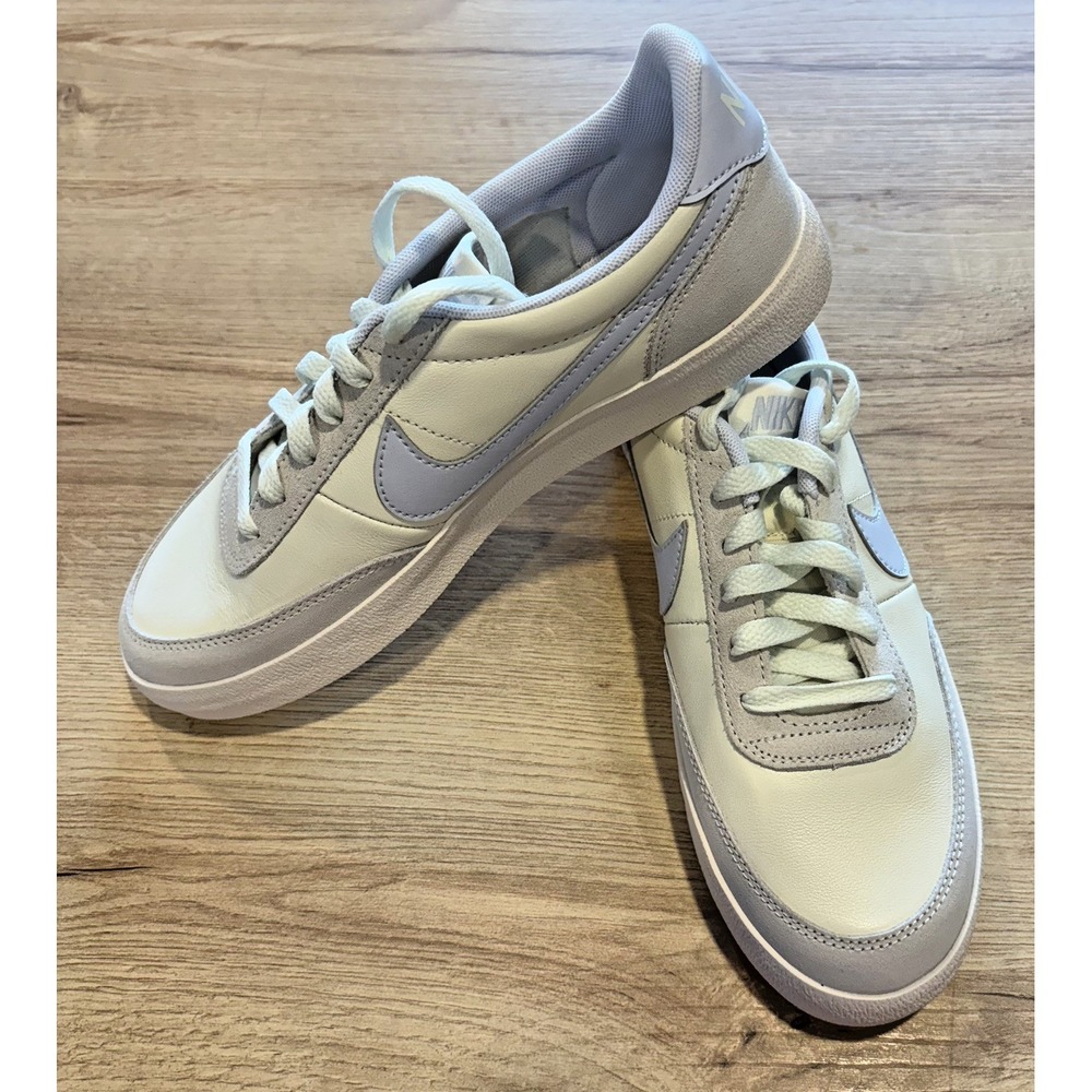 Nike‎ Killshot 2 Leather Suede Low Top Sneakers Light Bone Grey Lavender Blue
